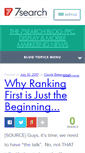 Mobile Screenshot of blog.7search.com